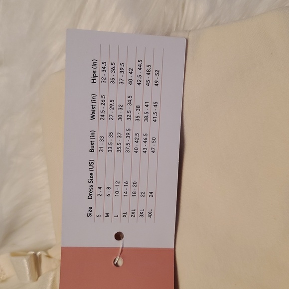 New Shapermint Essentials Beige Scoop Neck Bodysuit Spaghetti Strap Size 2X - Picture 3 of 5